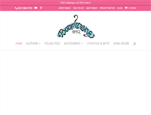 Tablet Screenshot of boomerangboutique.com